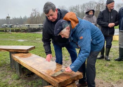 De drie bankjes